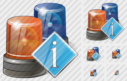 Beacon Light Info Icon Beacon Light Info Icon