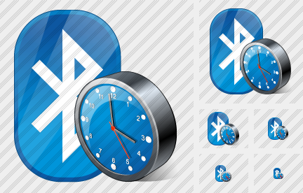 Bluetooth Clock Icon