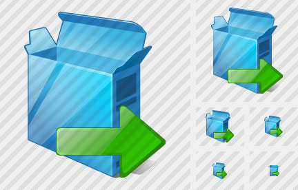 Box Open Export Icon Box Open Export Icon