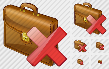 Breafcase Delete Icon Breafcase Delete Icon