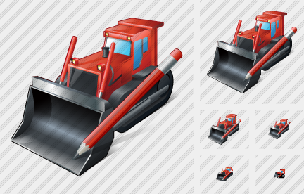 Bulldozer Edit Icon Bulldozer Edit Icon