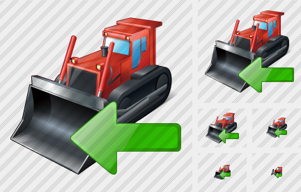 Bulldozer Import Icon Bulldozer Import Icon