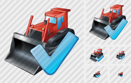 Bulldozer Ok Icon Bulldozer Ok Icon