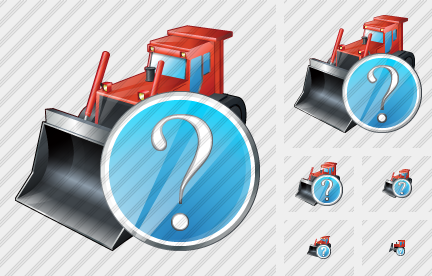 Bulldozer Question Icon Bulldozer Question Icon