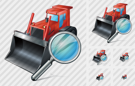 Bulldozer Search Icon Bulldozer Search Icon