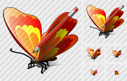 Butterfly Edit Symbol