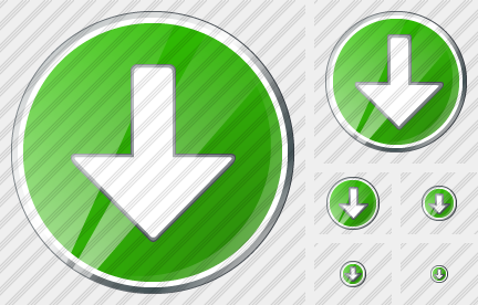 Button Arrow Down Icon