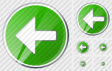Button Arrow Left Icon Button Arrow Left Icon