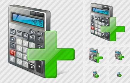Calculator Add Icon Calculator Add Icon