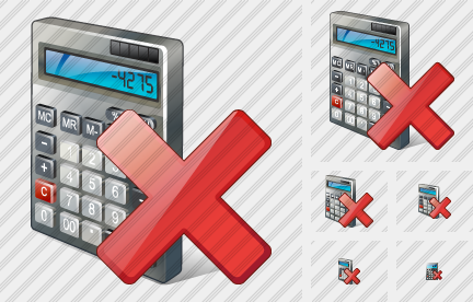 Calculator Delete Icon Calculator Delete Icon