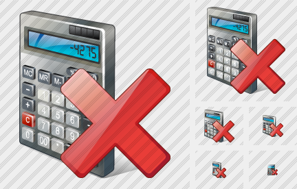 Icono Calculator Delete