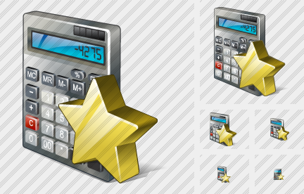 Calculator Favorite Icon Calculator Favorite Icon
