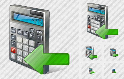 Calculator Import Icon