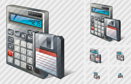 Icône Calculator Save