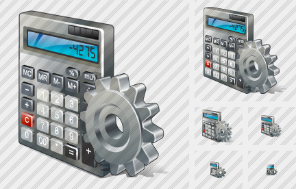 Calculator Settings Icon Calculator Settings Icon