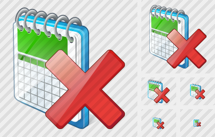 Calendar Delete Icon Calendar Delete Icon