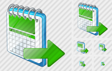 Calendar Export Symbol