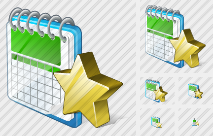 Calendar Favorite Icon Calendar Favorite Icon