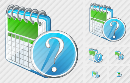 Calendar Question Icon Calendar Question Icon
