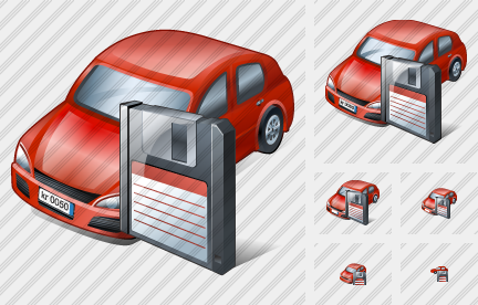 Иконка Автомобиль Сохранить