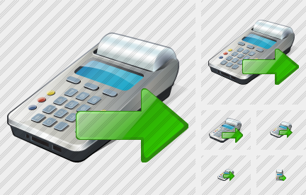 Cash Register Export Icon