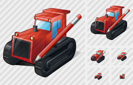 Catterpillar Tractor Edit Icon Catterpillar Tractor Edit Icon
