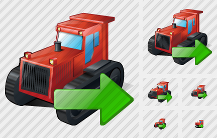 Catterpillar Tractor Export Icon Catterpillar Tractor Export Icon