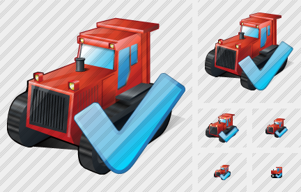 Catterpillar Tractor Ok Icon