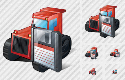 Catterpillar Tractor Save Icon Catterpillar Tractor Save Icon