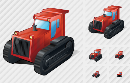 Catterpillar Tractor Icon Catterpillar Tractor Icon