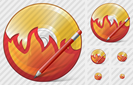 CD Burn Edit Icon CD Burn Edit Icon