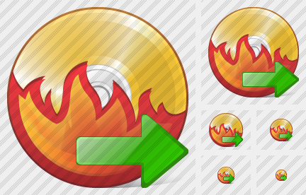 CD Burn Export Icon CD Burn Export Icon
