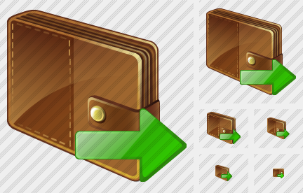 Change Purse Export Icon Change Purse Export Icon