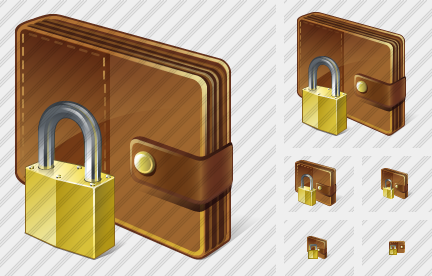 Change Purse Locked Icon Change Purse Locked Icon