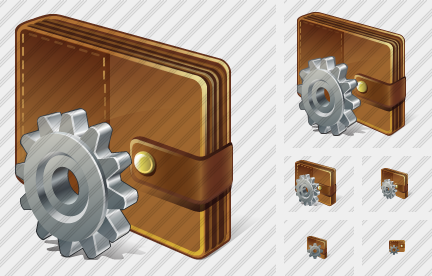 Change Purse Settings Icon Change Purse Settings Icon