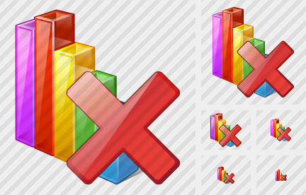 Icona Diagramma Elimina