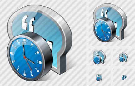 Chat Clock Icon Chat Clock Icon