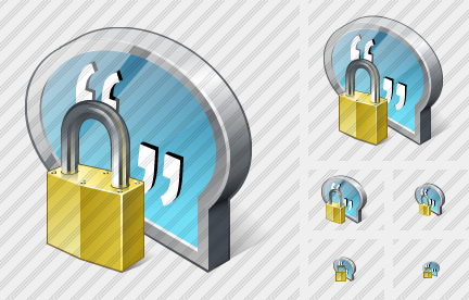 Chat Locked Icon Chat Locked Icon