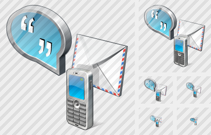 Chat Mail Phone Icon