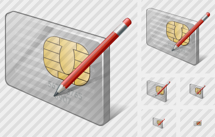 Icono Chip Card Edit