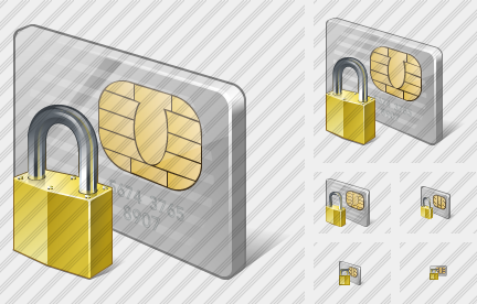 Icono Chip Card Locked