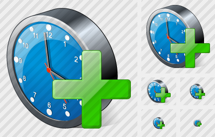 Clock Add Icon Clock Add Icon