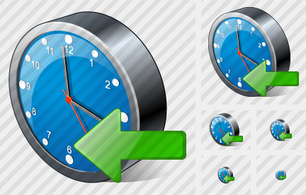 Clock Import Icon Clock Import Icon