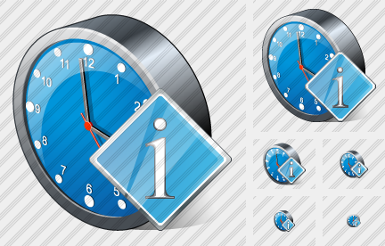Clock Info Icon Clock Info Icon