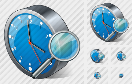 Clock Search Symbol
