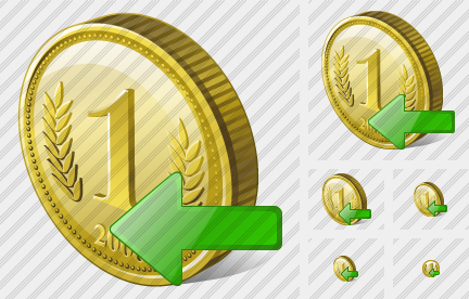 Coin Import Icon Coin Import Icon
