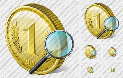 Coin Search 2 Icon Coin Search 2 Icon