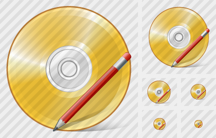 Compact Disk Edit Icon