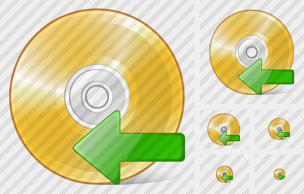 Icona Compact Disc Importa Icona Compact Disc Importa
