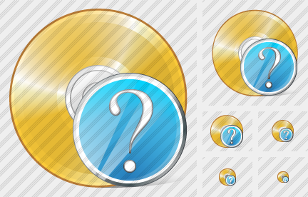 Compact Disk Question Icon